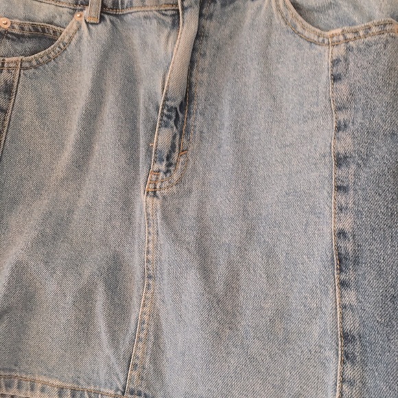 Topshop Denim Miniskirt - Picture 4 of 6